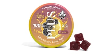 Plus - Blackberry Lemonade Unwind Solventless Rosin Gummies - 100mg