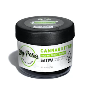 Big Pete's - Big Pete's  - 1000mg Cannabutter Jar SATIVA