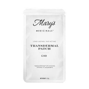 CBD 20mg Transdermal Patch - Mary's Medicinals
