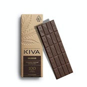 KIVA - Dark Chocolate Bar - 100mg - Edible