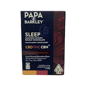 PAPA & BARKLEY: CBN DARK CHOCOLATE POMEGRANATE 80MG THC