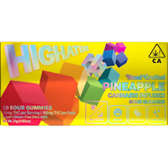 Highatus - Pineapple Sour Gummies 100mg 10pk