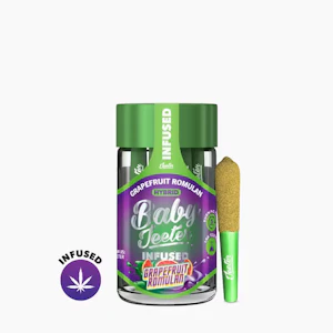 Jeeter - BABY JEETER - Infused Prerolls - Grapefruit Romulan - Liquid Diamonds - 5PK - 2.5G