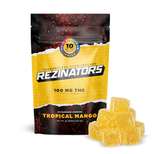 Rezinator - Rezinators - Tropical Mango - 100MG - Indica - Edible Hash Gummies