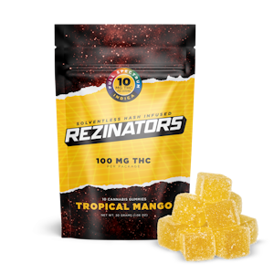 Rezinator - Rezinators Hash Gummies - Tropical Mango - 100mg - Edible
