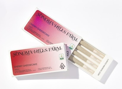 SONOMA HILLS FARM - 4pk - Cherry Cheesecake - 3.2g (I) - SHF