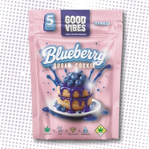 Good Vibes - Good Vibes | Blueberry Sugar Cookie | Triple Infused Pre-Rolls | 5 x 1g