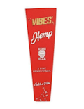 (VH004) Vibes| King Size Hemp Cone | 3 Pack