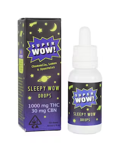 SUPER WOW - Super Wow | Sleepy Wow Drops | CBN Tincture | 1000mg