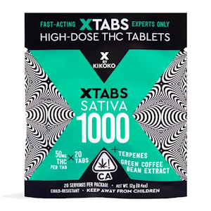 KIKOKO - KIKOKO | XTABS SATIVA - 20PK | CAPSULE | 1000MG