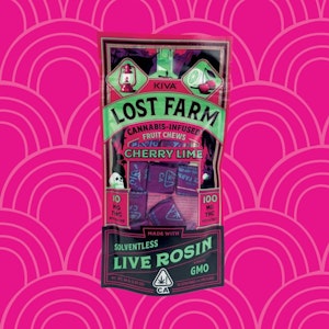 LOST FARM - [Lost Farm] Live Rosin Chews - 100mg - Cherry Lime GMO (I)