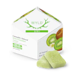 Kiwi -Sativa- 100mg THC/100mg THCV | 10pk (Gummies) | Wyld- dd12 back