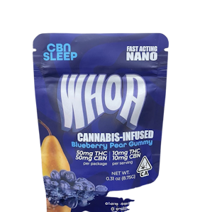 WHOA - Whoa - Edibles - Sleep - Blueberry Pear Gummy - 1:1