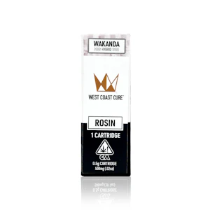 West Coast Cure - WEST COAST CURE - Cartridge - Wakanda - Live Rosin - .5G
