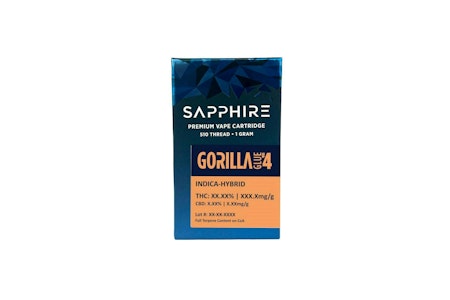 Sapphire - Gorilla Glue #4 - 1g 510 Vape