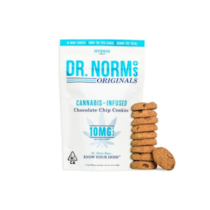 DR. NORM'S - Dr. Norm's - Chocolate Chip Cookies 10pk 100mg