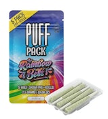 PUFF - Pack 5 ct. Pre Roll - 2.5g - Indica - Rainbow Belts