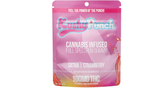 Kushy Punch - Original Strawberry Gummy - 100mg
