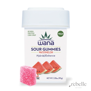 Wana - Watermelon Gummies | Hybrid | 20pk | Wana
