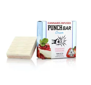 Punch Edibles - Punch Bar Cream Strawberry Cheesecake