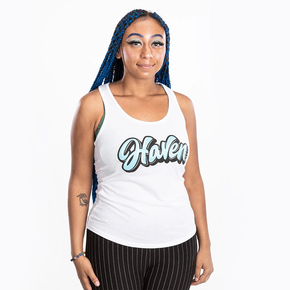Haven - Haven - White Racerback Tank (XS) Main Image