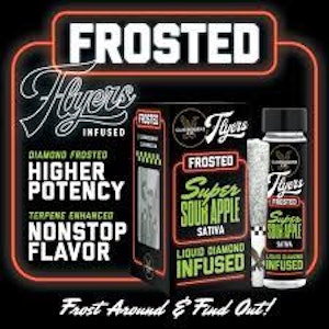 CLAYBOURNE CO. - Claybourne Frosted Flyers Infused Preroll 2.5g Super Sour Apple