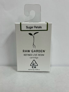 RAW GARDEN - Sugar Petals 1g Refined Live Resin Cart - Raw Garden