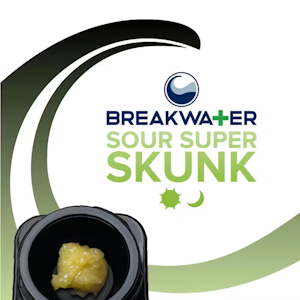Breakwater - Breakwater | Concentrate | Sour Super Skunk | Live Hash Rosin | 1g