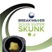 [REC] Breakwater | Sour Super Skunk | Live Hash Rosin | 0.5g Concentrate