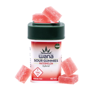 WANA - WANA SOUR GUMMY WATERMELON HYBRID 100MG