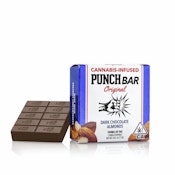 Dark Chocolate Almonds - 100mg Square