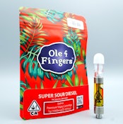 Super Sour Diesel 1g Cart - Ole' 4 Fingers
