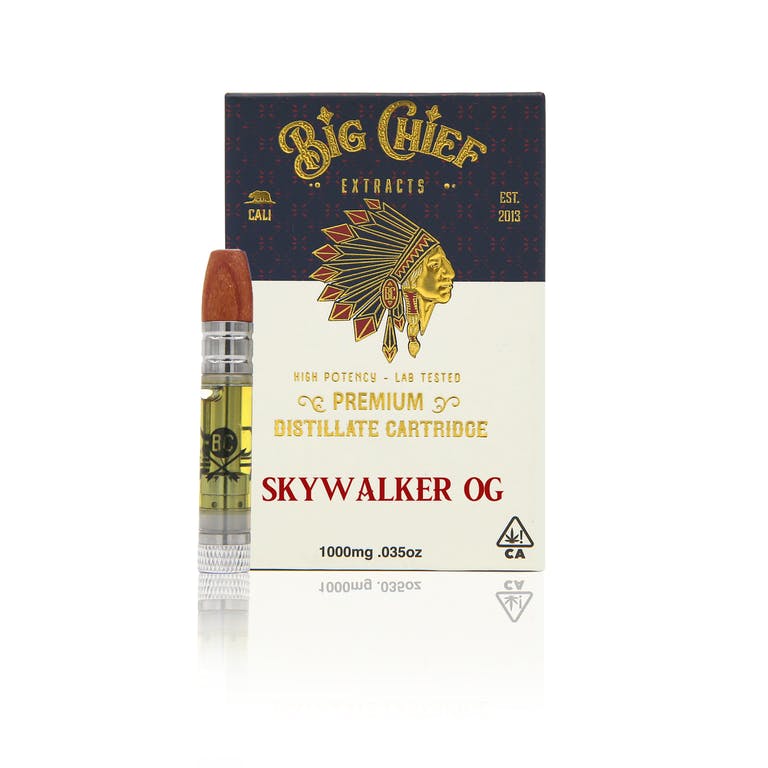 ●BIG CHIEF + THA RUSH Big Chief - Live Resin - THC-A - Disposable - 3 Grams