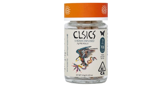 CLSICS - CLSICS - Blue Crack Rosin Infused Pre-Rolls - 5ct