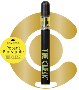 THE CLEAR - THE CLEAR - POTENT PINEAPPLE DISPOSABLE VAPE PEN .35 GRAMS