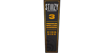 Stiiizy - King Size Unbleached Rolled Cones - 3ct