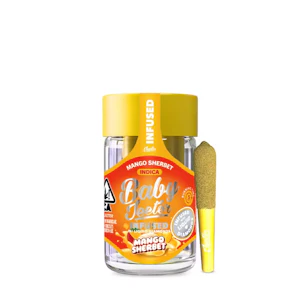 Jeeter - BABY JEETER - Infused Prerolls - Mango Sherbet - Liquid Diamonds - 5PK - 2.5G