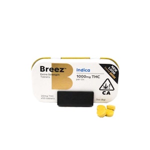 BREEZ - Breez Extra Strength Tablets 1000MG INDICA
