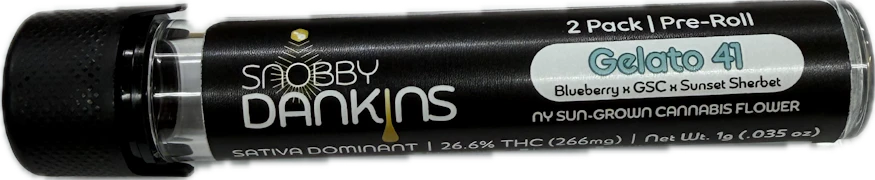 Snobby Dankins | Gelato 41 | 2pk Prerolls | 1g