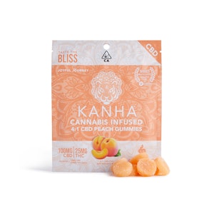 Kanha - Peach 4:1 Gummies