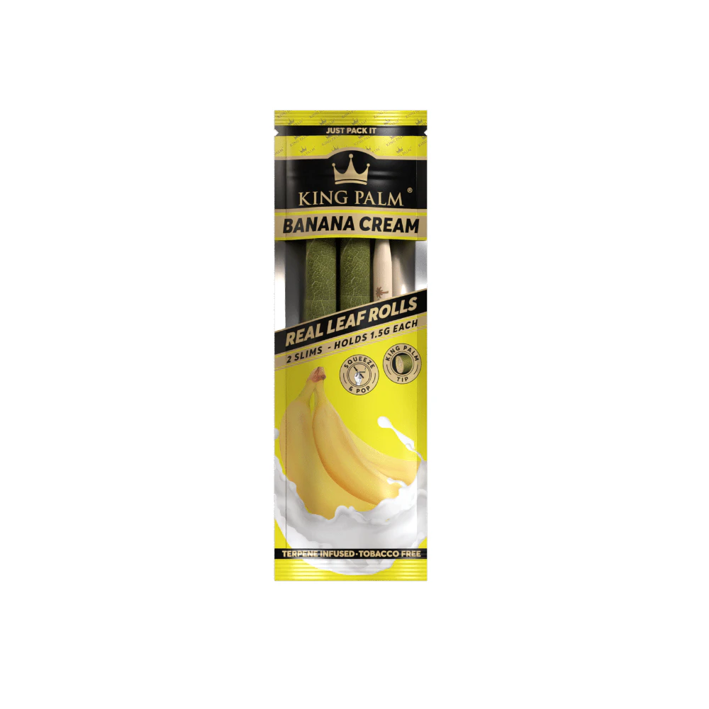 King Palm - BANANA CREAM KING PALM SLIM CONES (2PK) - KING PALM Main Image