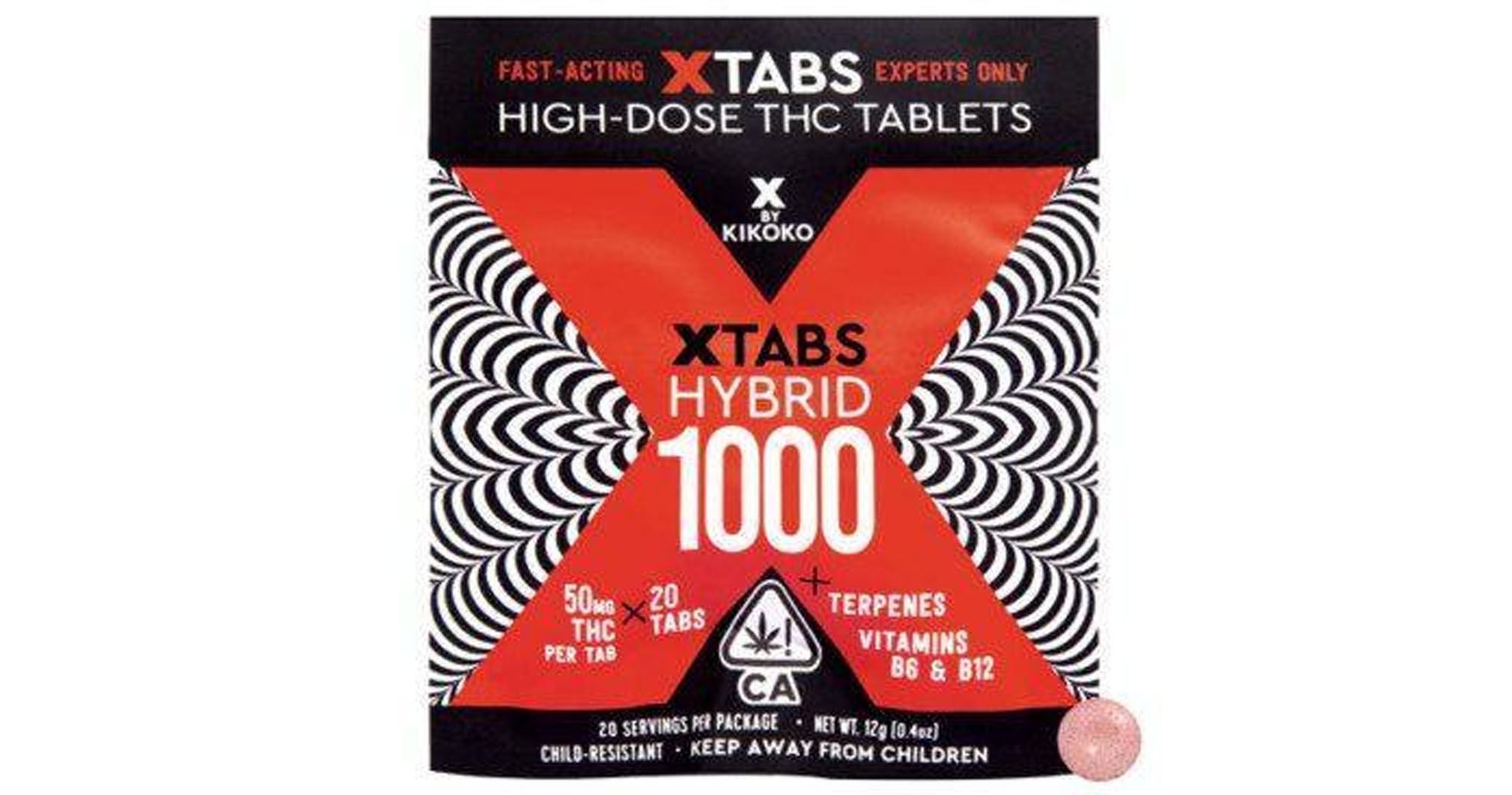 50mg Hybrid X Tabs - 20ct
