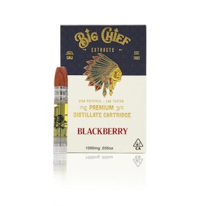 Big Chief Extracts - Blackberry Kush (I) | 1g Cart | Big Chief