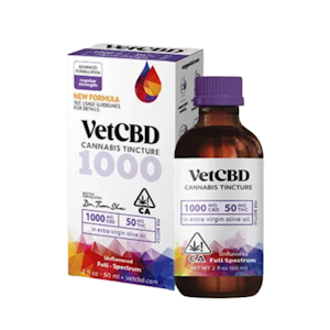 VETCBD - 1000mg CBD Regular Strength Tincture (2oz) - Vet CBD
