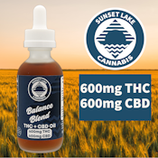 Sunset Lake | Balance Blend Tincture | 600MG THC + 600MG CBD