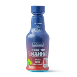 Major - Major | Blue Raspberry | 6.7oz Fruit Drink | DOH | 100mg THC