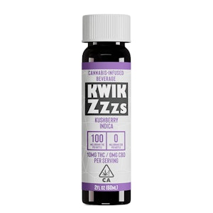 KWIK EASE - KWIK Ease - Zzz Kushberry - THC- Drink - 100mg**