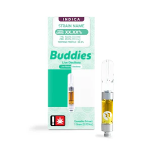 Buddies - Purple Apricot, Live Distillate, 1g