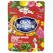Strawberry 100mg 10pk Gummies - Ole' 4 Fingers