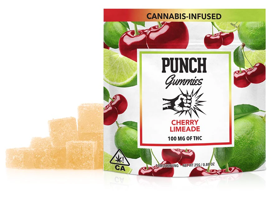Punch - Cherry Limeade | 100mg Gummies | Punch Main Image